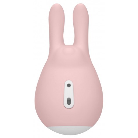 Розовый клиторальный стимулятор Love Bunny - 9,4 см.